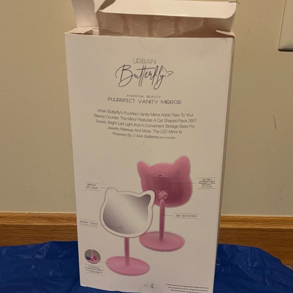 Pink Vanity Mirror - Picture 3 of 5